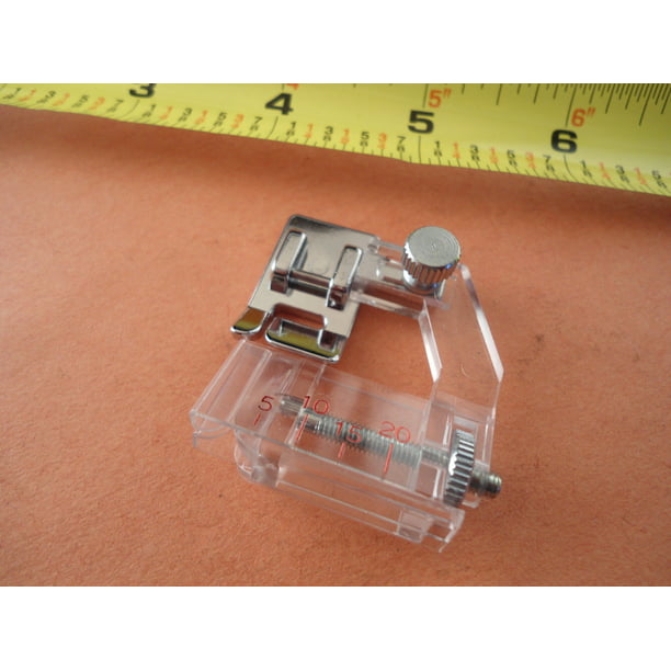 HOT Snap-on Adjustable Bias Binder Foot For Brother Singer Janome Sewing Machine